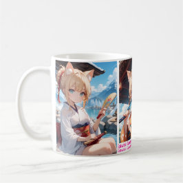 かわいい猫耳娘のカップ KAFFEMUGG