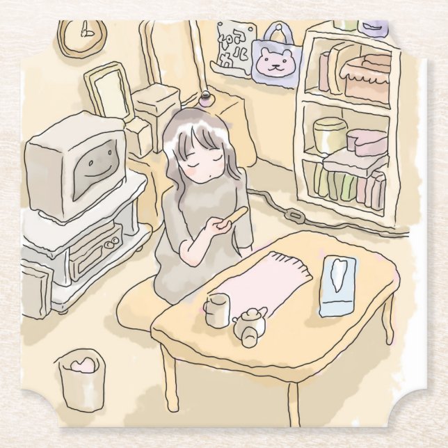 さいくくじ　お部屋 UNDERLÄGG PAPPER (Framsida)