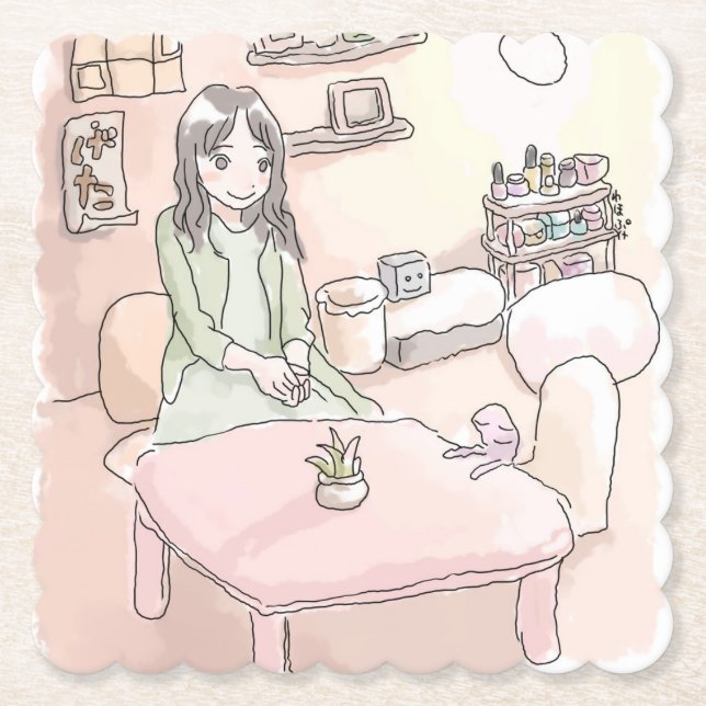 さにれいじ　淡いお部屋と UNDERLÄGG PAPPER (Framsida)