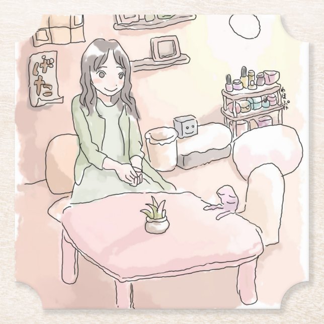 さにれいじ　淡いお部屋と UNDERLÄGG PAPPER (Framsida)