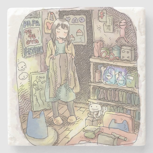 さやしごじ STENUNDERLÄGG (Framsidan)