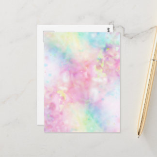 さらさらアート「安心」relieved abstract vykort