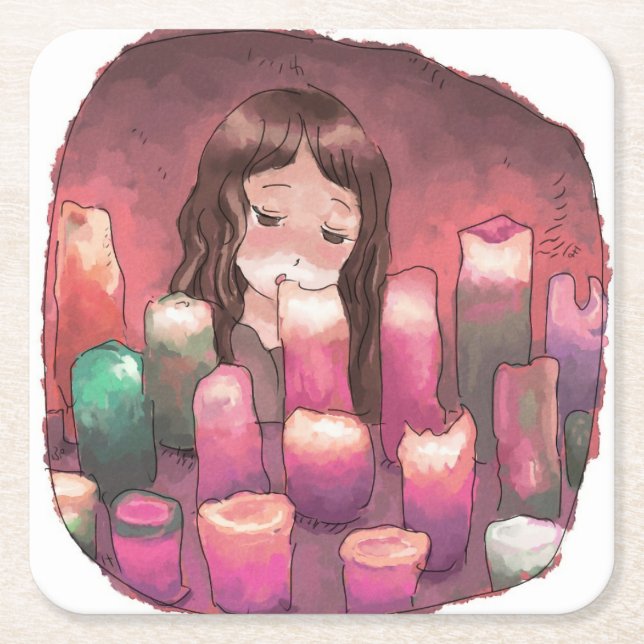 さ く に な じ UNDERLÄGG PAPPER KVADRAT (Framsidan)