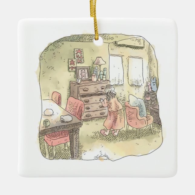 さ な く く じ JULGRANSPRYDNAD KERAMIK (Framsida)