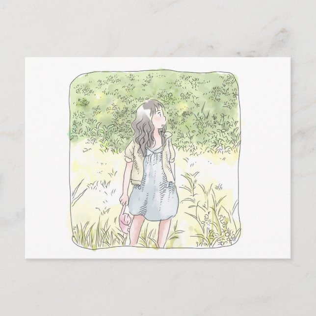 さ な む な じ VYKORT (Framsida)