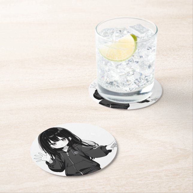 じとめ堂のコースター UNDERLÄGG PAPPER RUND (Insitu)