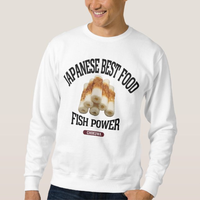 ちくわ（ビンテージ風） LÅNG ÄRMAD TRÖJA (Framsida)