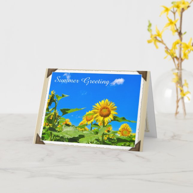 ひ ま わ り KORT (Gul blomma)