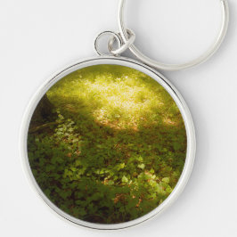 やわらかなひかり RUND SILVERFÄRGAD NYCKELRING