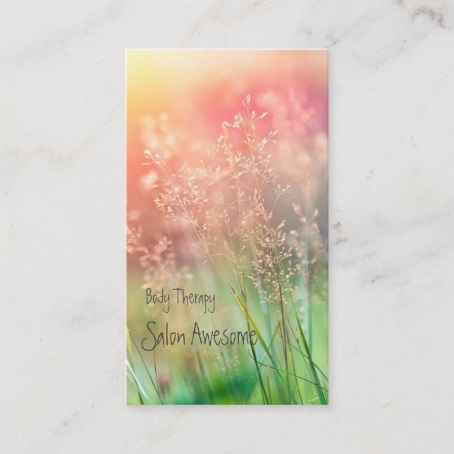 やわらかな色合いがイメージの VISITKORT (Framsida)