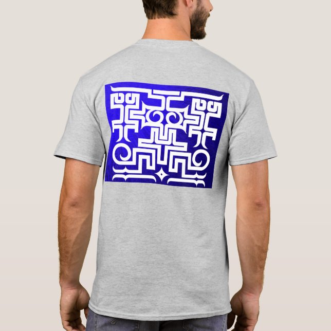 アイヌ柄 オリジナルプリント 北海道 T　Hokkaido Ainu pattern T-shirt (Baksida)