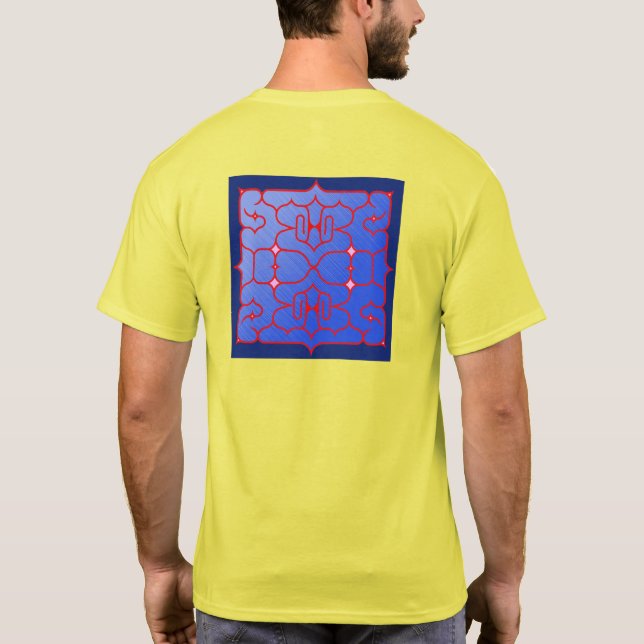 アイヌ柄  北海道 Tシャツ　 Hokkaido Ainu pattern T-s T Shirt (Baksida)