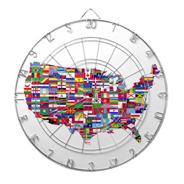 アメリカ合衆国の地図 DARTTAVLA (Framsidan)