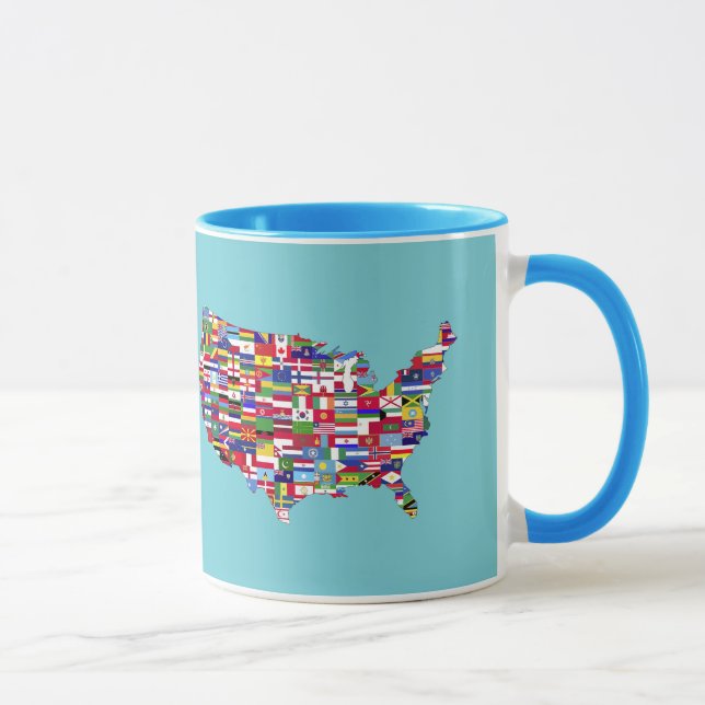アメリカ合衆国の地図 MUGG (Höger)