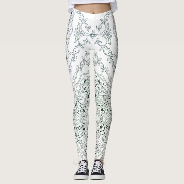 アラベスク文様01 LEGGINGS (Framsida)