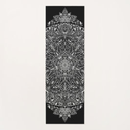 アラベスク文様08ブラックXグレー