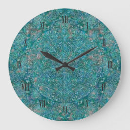 アラベスク文様　ターコイズメランジェベース STOR KLOCKA
