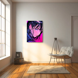 アートパネル Art Panel｜ドアップ close-up｜寿司娘 GenerativeAI Canvastryck