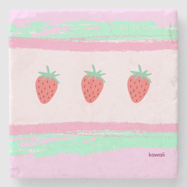 イチゴ柄がかわいい ピンク♡  STENUNDERLÄGG (Framsidan)