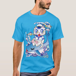 イルカに乗った水兵の白猫さん♪ TRÖJA