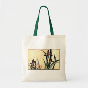 カキツバタ 北斎 Irises, Hokusai, Ukiyo-e Tygkasse