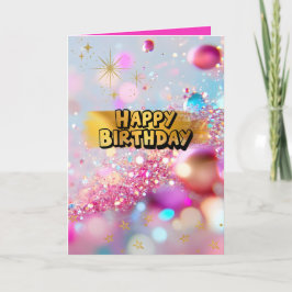 カラフルかわいいY2Kハッピーバースデー♡ KORT