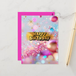 カラフルかわいいY2Kハッピーバースデー♡ VYKORT