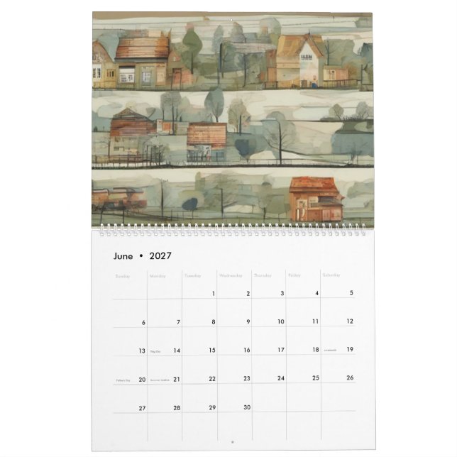 カレンダー KALENDER (Jun 2027)