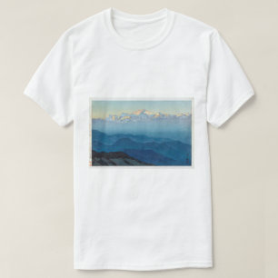カ ン チ ェ ジ ュ budg, Kangchenjunga, Yoshida, Woodcut Tröja