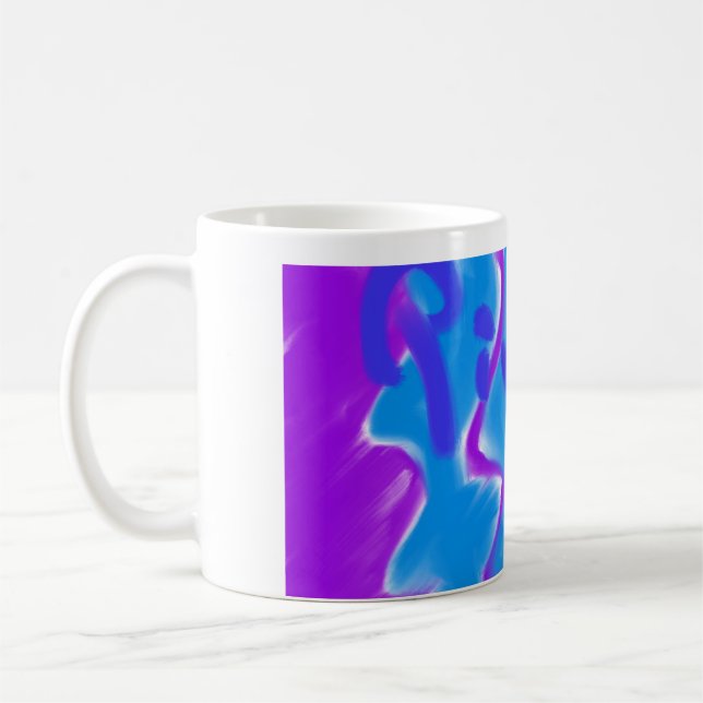 クラシックマグ, 325 ml river purple and blue kaffemugg (Vänster)