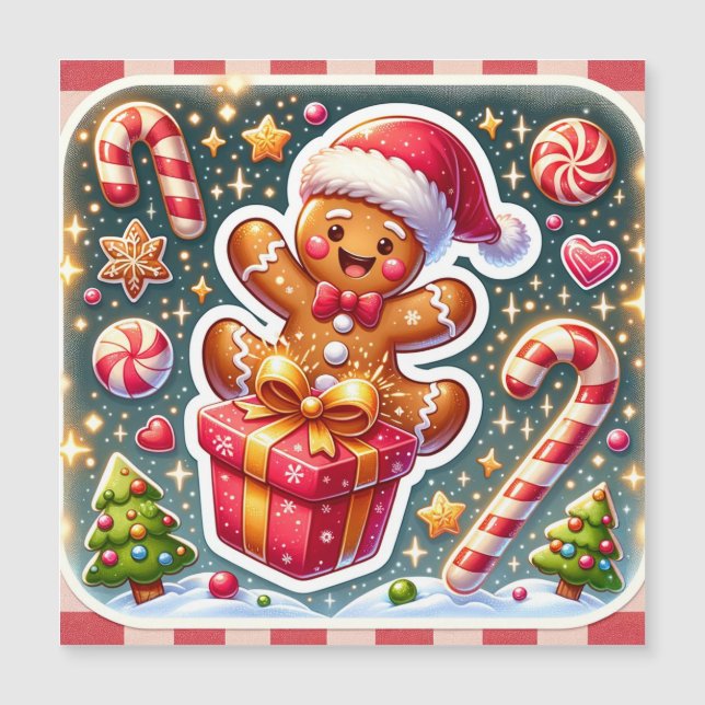 クリスマスとジンジャーブレッドマン (Framsida)