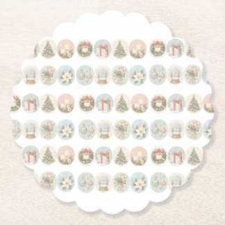 クリスマスコースター UNDERLÄGG PAPPER