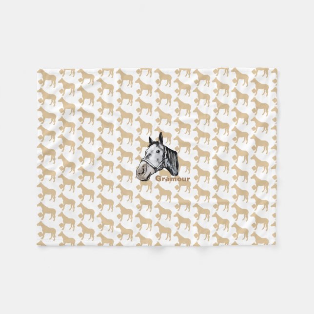 ケイメイ牧場　グラマーちゃん シルエット＆顔出し FLEECEFILT (Framsidan (Horisontell))