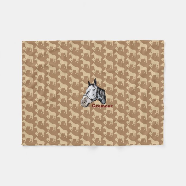 ケイメイ牧場　グラマーちゃん シルエット＆顔出し FLEECEFILT (Framsidan (Horisontell))