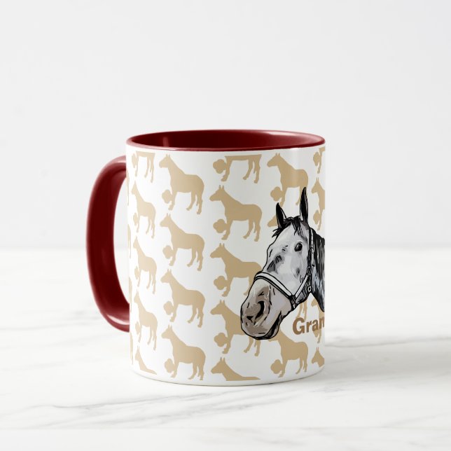 ケイメイ牧場　グラマーちゃん シルエット MUGG (Framsida vänster)