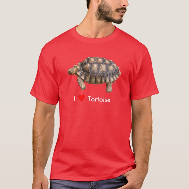 ケヅメリクガメ T-SHIRT (Framsida)