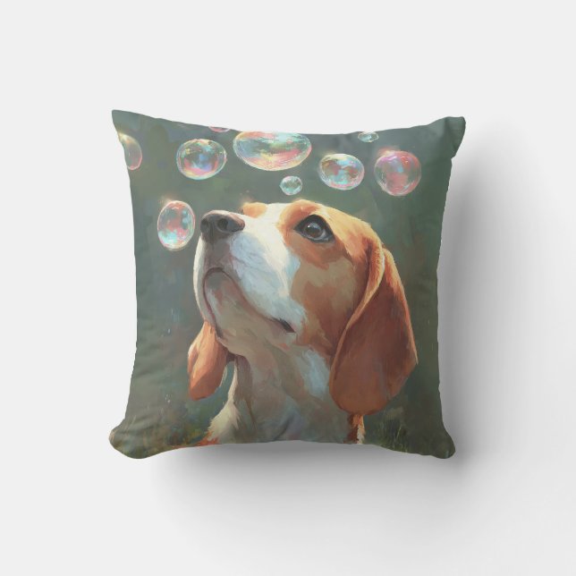 シャボン玉とビーグル犬 KUDDE (Framsida)