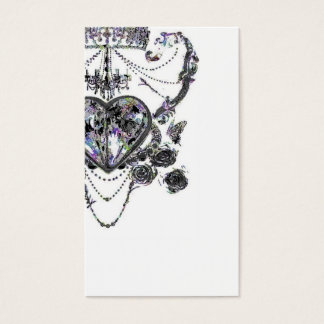 シャンデリア　王冠　名刺 VISITKORT