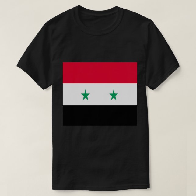 シリアの旗 T SHIRT (Design framsida)