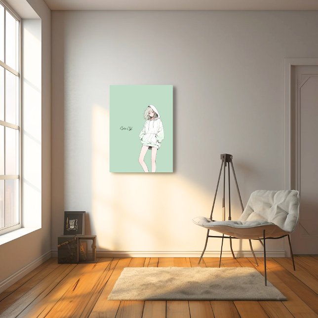 【シンプルイラスト】寿司娘ポスター Poster GenerativeAI (Skapare uppladdad)