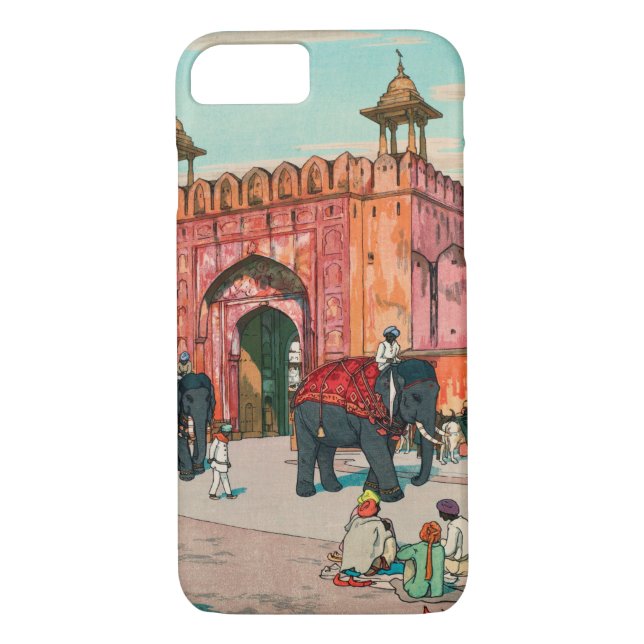 ジャイプールのアジュメール門 Ajmer grind, Jaipur, Yoshida Case-Mate iPhone Skal (Baksida)