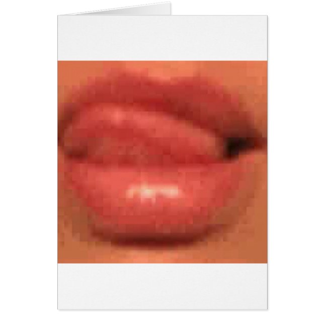 セクスィー　唇 HÄLSNINGSKORT (Framsidan)