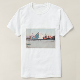 タ ー ジ ・ ハ, Taj Mahal, Agra, Hiroshi Yoshida, Woodc Tee
