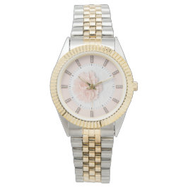 ダイヤモンド牡丹 パステルピンク 腕時計 ARMBANDSUR