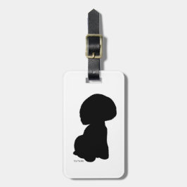 トイプードル ラゲージタグ toy poodle Luggage tag Bagagebricka