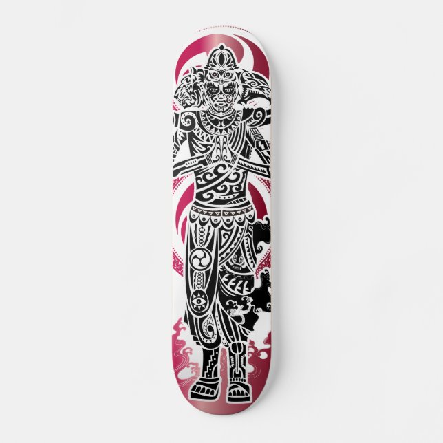 トライバル阿修羅 MINI SKATEBOARD BRÄDA 18,7 CM (Framsida)