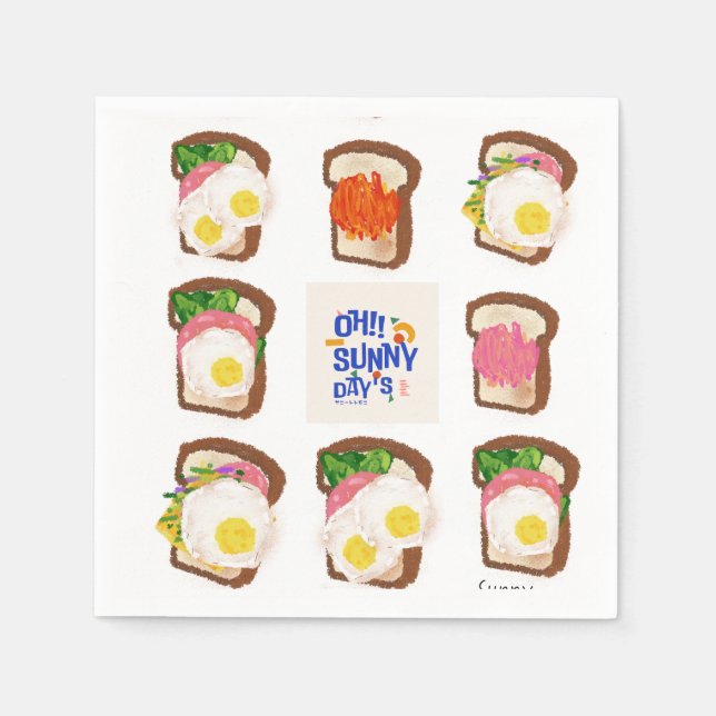 トーストのお供に PAPPERSSERVETT (Framsidan)