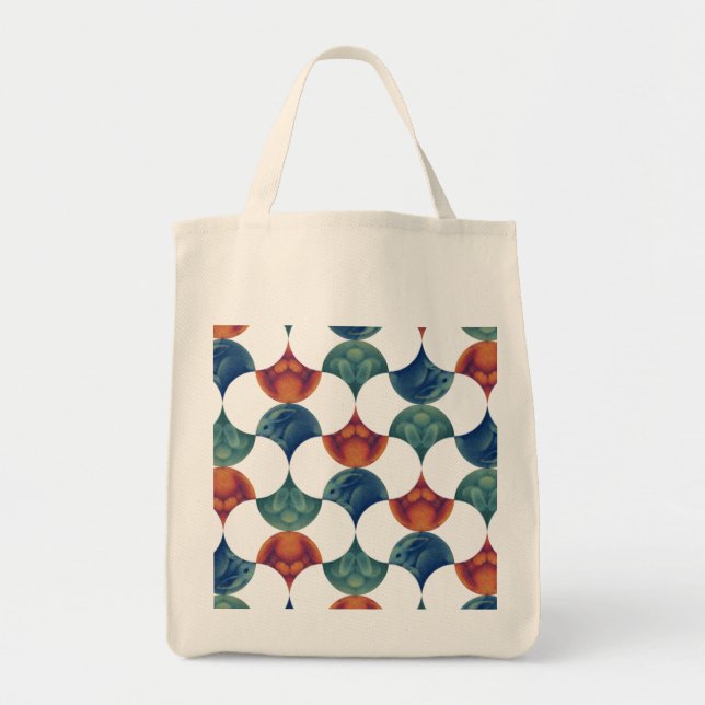 トートバッグ ウサギの模様 Tote Bag -Pattern of Rabbit- Tygkasse (Framsidan)