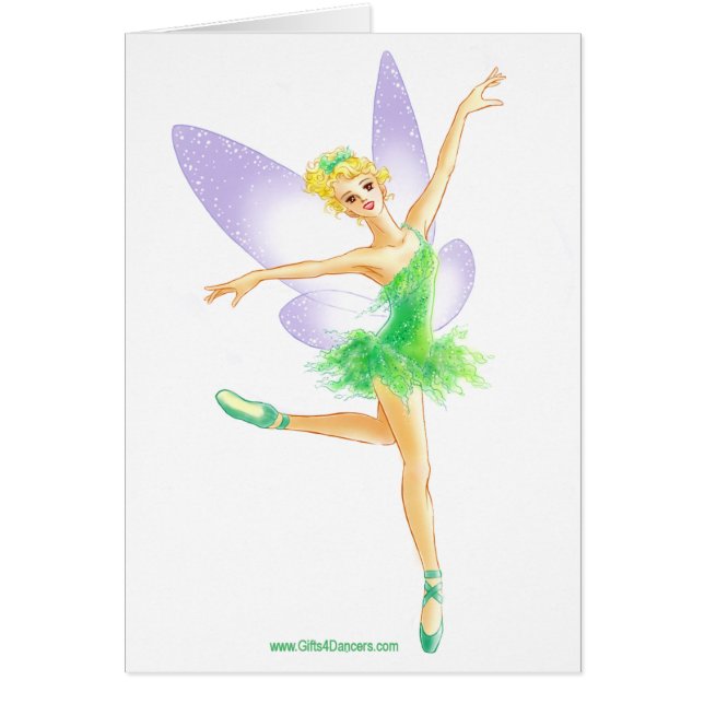 バレエフェアリー HÄLSNINGSKORT (Framsidan)