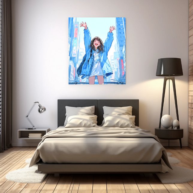 【フォロワー5万人記念】限定ポスター｜寿司娘 GenerativeAI Fototryck (Skapare uppladdad)